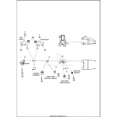 WIRING HARNESS, MAIN - FLHTCUTG (2 OF 8)