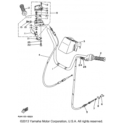 Steering Handle Cable