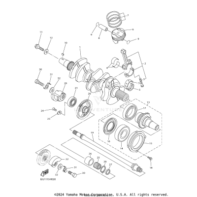 CRANKSHAFT & PISTON