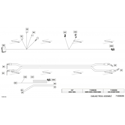 Electric - Winch Wiring Harness - 710008266