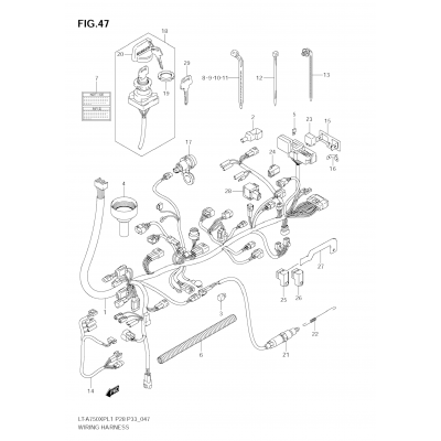 WIRING HARNESS (LT-A750XP L1 E28)