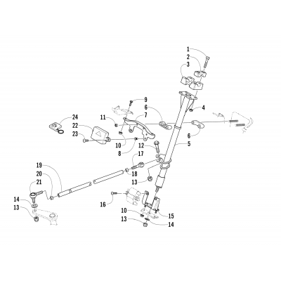 STEERING POST ASSEMBLY