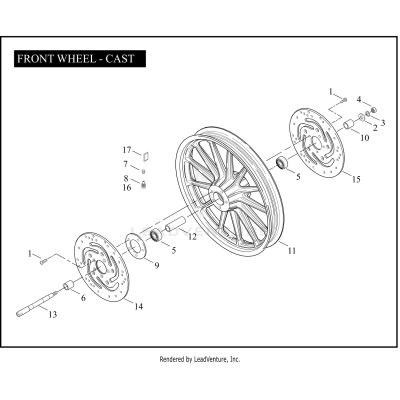 FRONT WHEEL - CAST