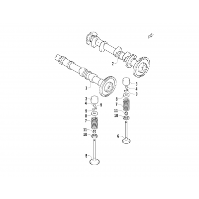 CAMSHAFT/VALVE ASSEMBLY