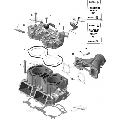 Engine - Cylinder And Cylinder Head - 598 Rs