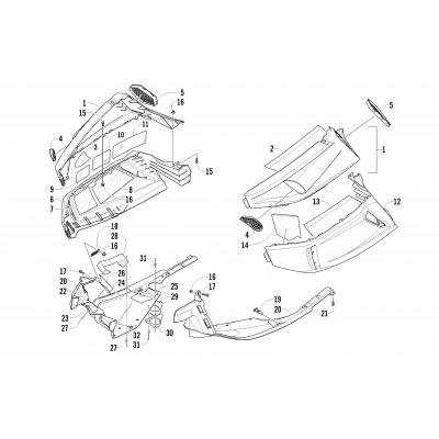 SKID PLATE AND SIDE PANEL ASSEMBLY