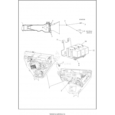 WIRING HARNESS, MAIN - FLHTCUTGSE (6 OF 9)