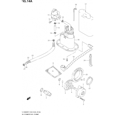 OIL PUMP / FUEL PUMP (MODEL X/Y/K1/K2/K3)