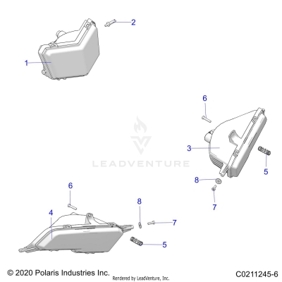 ELECTRICAL, HEADLIGHTS - A25SDA57A7/E57A4 (C0211245-6)