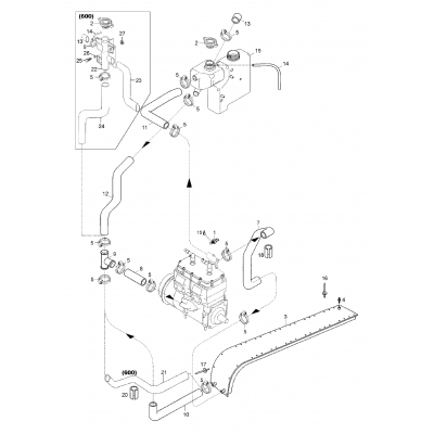 01- Radiator, Hoses