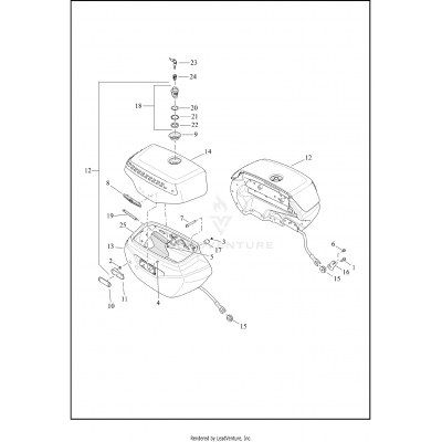 SADDLEBAGS - FLHC, FLHCS