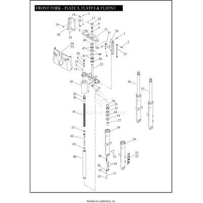 FRONT FORK - FLSTC/I, FLSTF/I & FLSTN/I