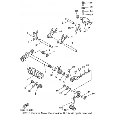 Shift Cam Fork