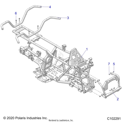 CHASSIS, FRAME - A24SHD57A9 (C102291)