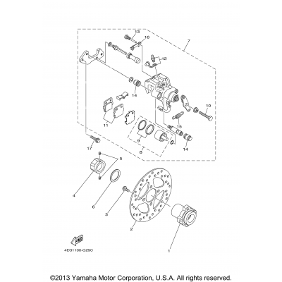 Rear Brake Caliper