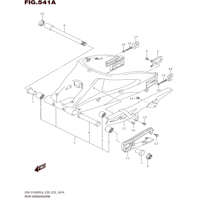 REAR SWINGINGARM