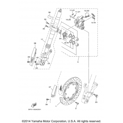 Front Brake Caliper