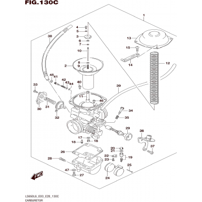 CARBURETOR (LS650L6 E33)