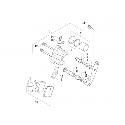 FRONT BRAKE ASSEMBLY