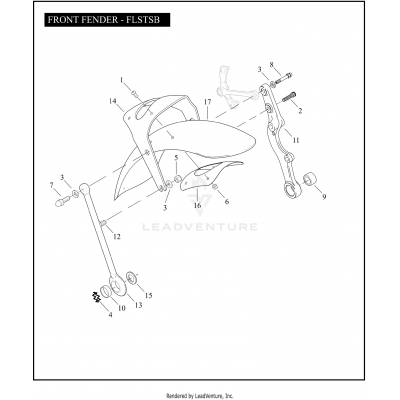 FRONT FENDER - FLSTSB