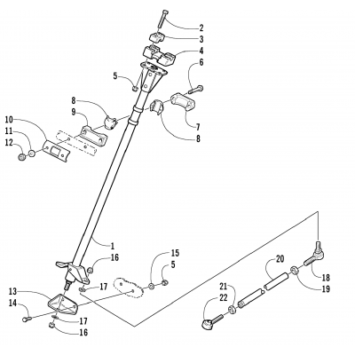 STEERING POST ASSEMBLY