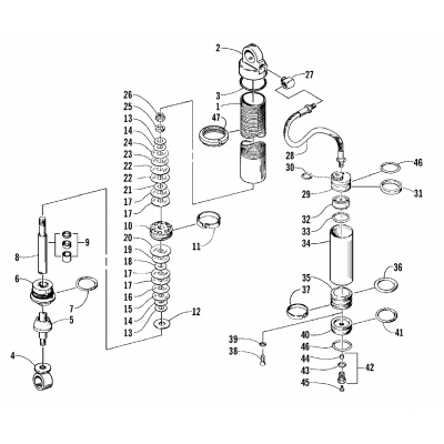 FRONT SUSPENSION SHOCK ABSORBER