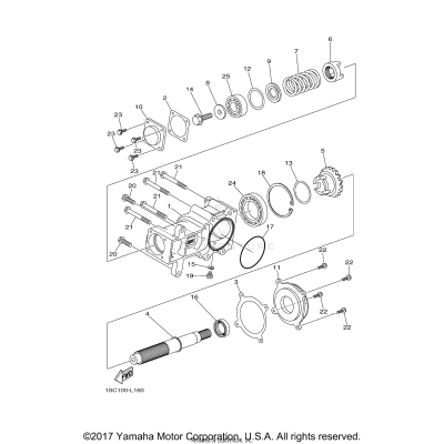 MIDDLE DRIVE GEAR