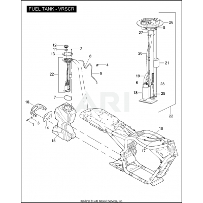 FUEL TANK - VRSCR