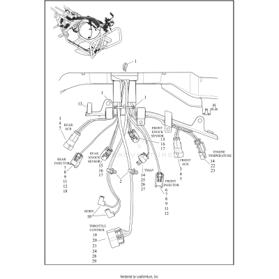 WIRING HARNESS, MAIN, ABS - FLHTK (3 OF 10)