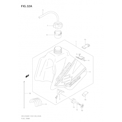 FUEL TANK (MODEL K2)