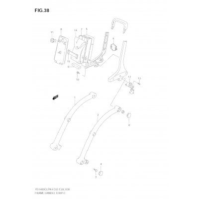 FRAME HANDLE GRIP (MODEL K4)