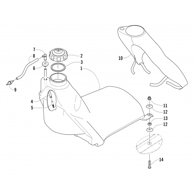 GAS TANK ASSEMBLY