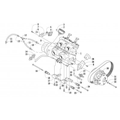 ENGINE AND RELATED PARTS