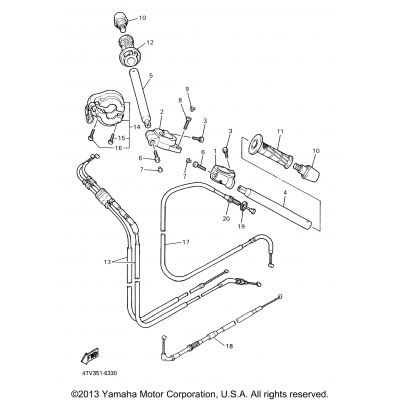 Steering Handle Cable