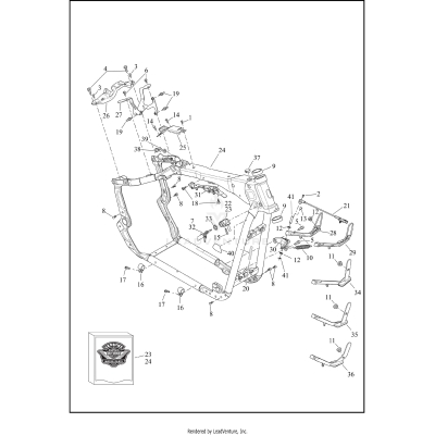 FRAME AND JIFFY STAND
