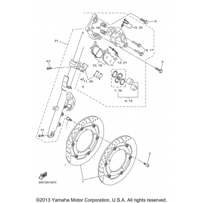 Front Brake Caliper