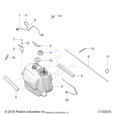 BODY, FUEL TANK ASM. - A19SEA57F1/SEE57F1/SEE57F2 (C102033)