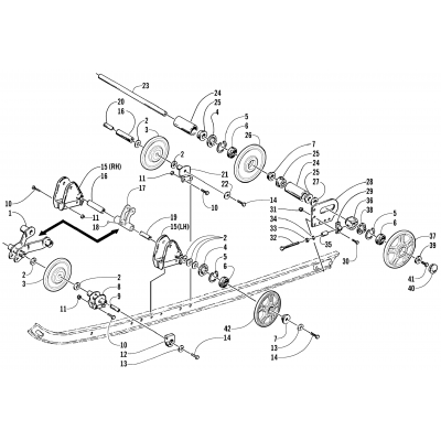 IDLER WHEEL ASSEMBLY (ESR/International)