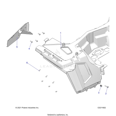 BODY, HEAT SHIELDS - A25SXD95A9 (C0211602)
