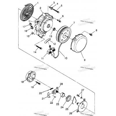 Recoil Starter Trail Blazer W97ba25c (4940124012D007)