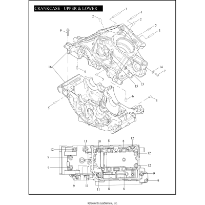 CRANKCASE - UPPER & LOWER