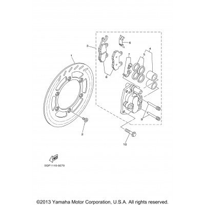 Front Brake Caliper