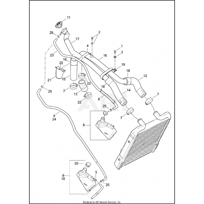 COOLANT HOSES / BOTTLE