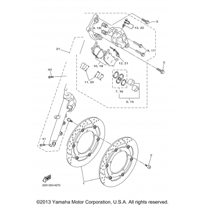 Front Brake Caliper