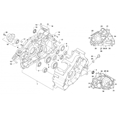 CRANKCASE ASSEMBLY