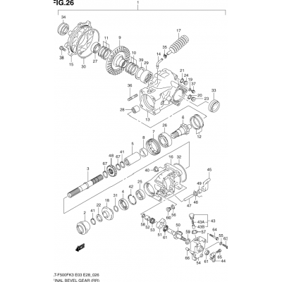 FINAL BEVEL GEAR (REAR)