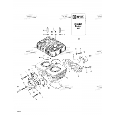 Cylinder, Exhaust Manifold