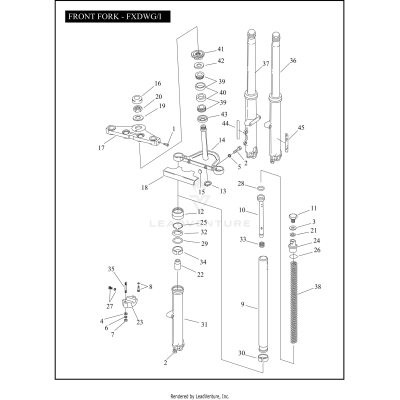 FRONT FORK - FXDWG/I
