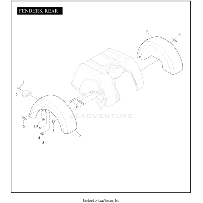FENDERS, REAR