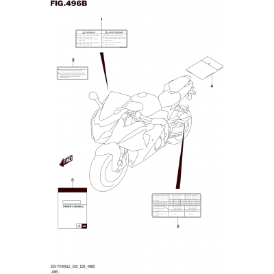 LABEL (GSX-R1000L5 E28)